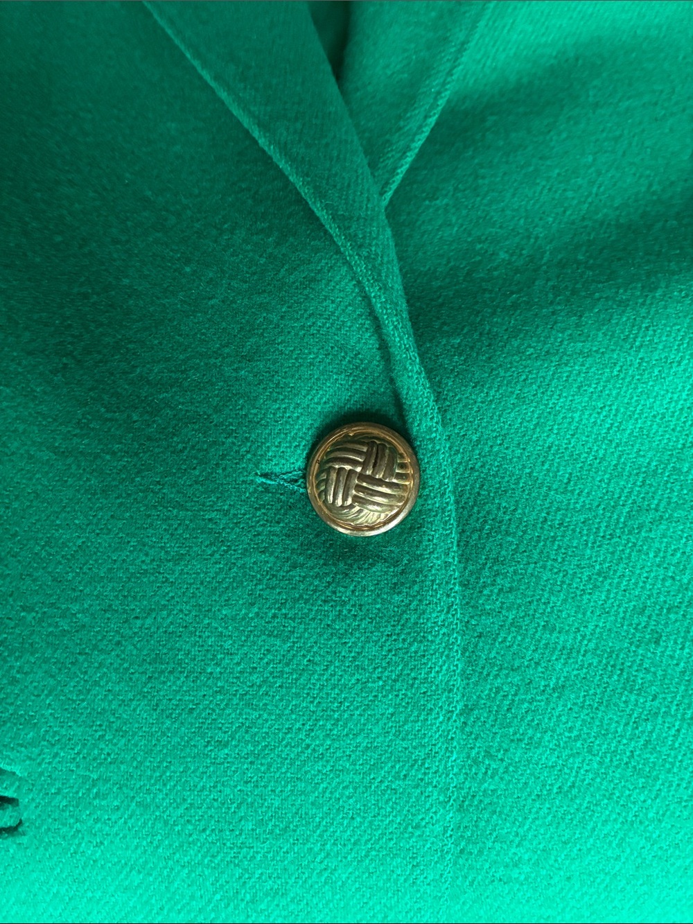 Vintage women’s size 8 emerald green Single-Button Blazer - Picture 4 of 9